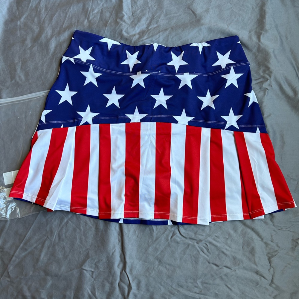 New in Bag, Women’s American Flag Golf Skort